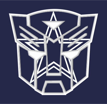 Autobots Dallas Cowboys logo iron on paper